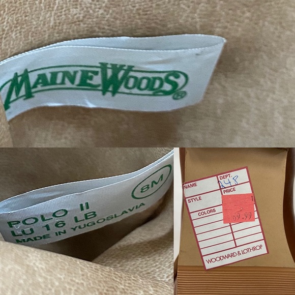 Maine Woods Brown Polo ll Leather Boots Size 8M NWOB - Picture 9 of 11